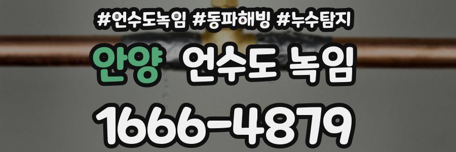 안양 언수도 녹임