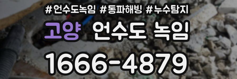 고양 언수도 녹임