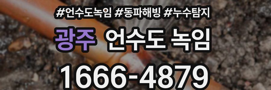 광주 언수도 녹임