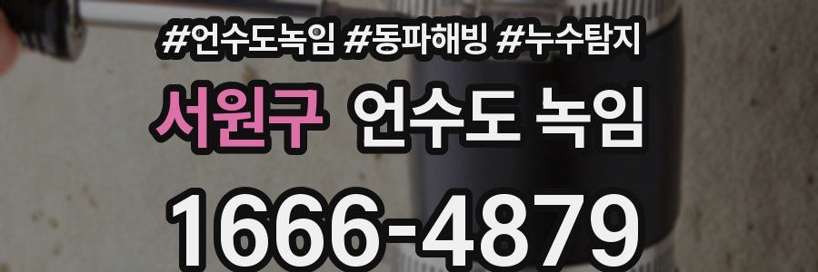 서원구 언수도 녹임