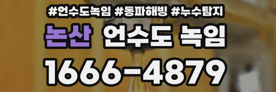 논산 언수도 녹임