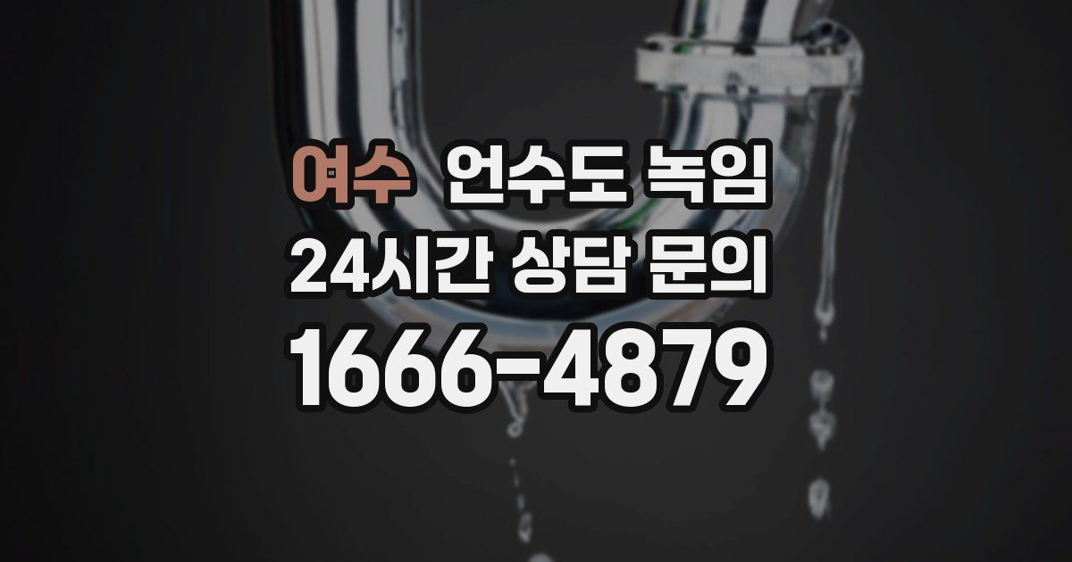 여수 언수도 녹임