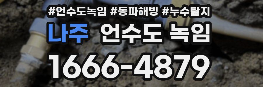 나주 언수도 녹임