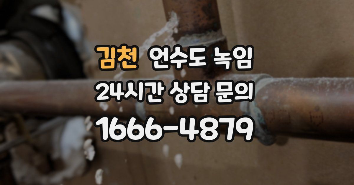 김천 언수도 녹임