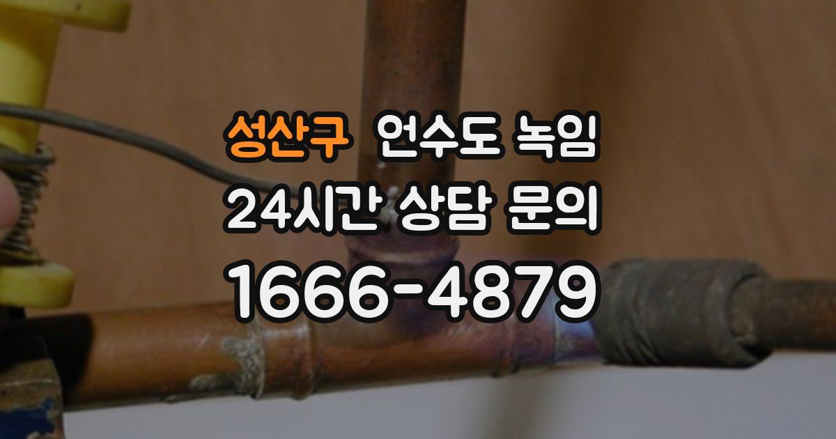 성산구 언수도 녹임