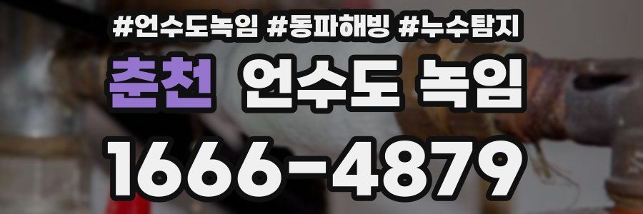 춘천 언수도 녹임