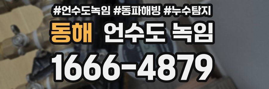 동해 언수도 녹임