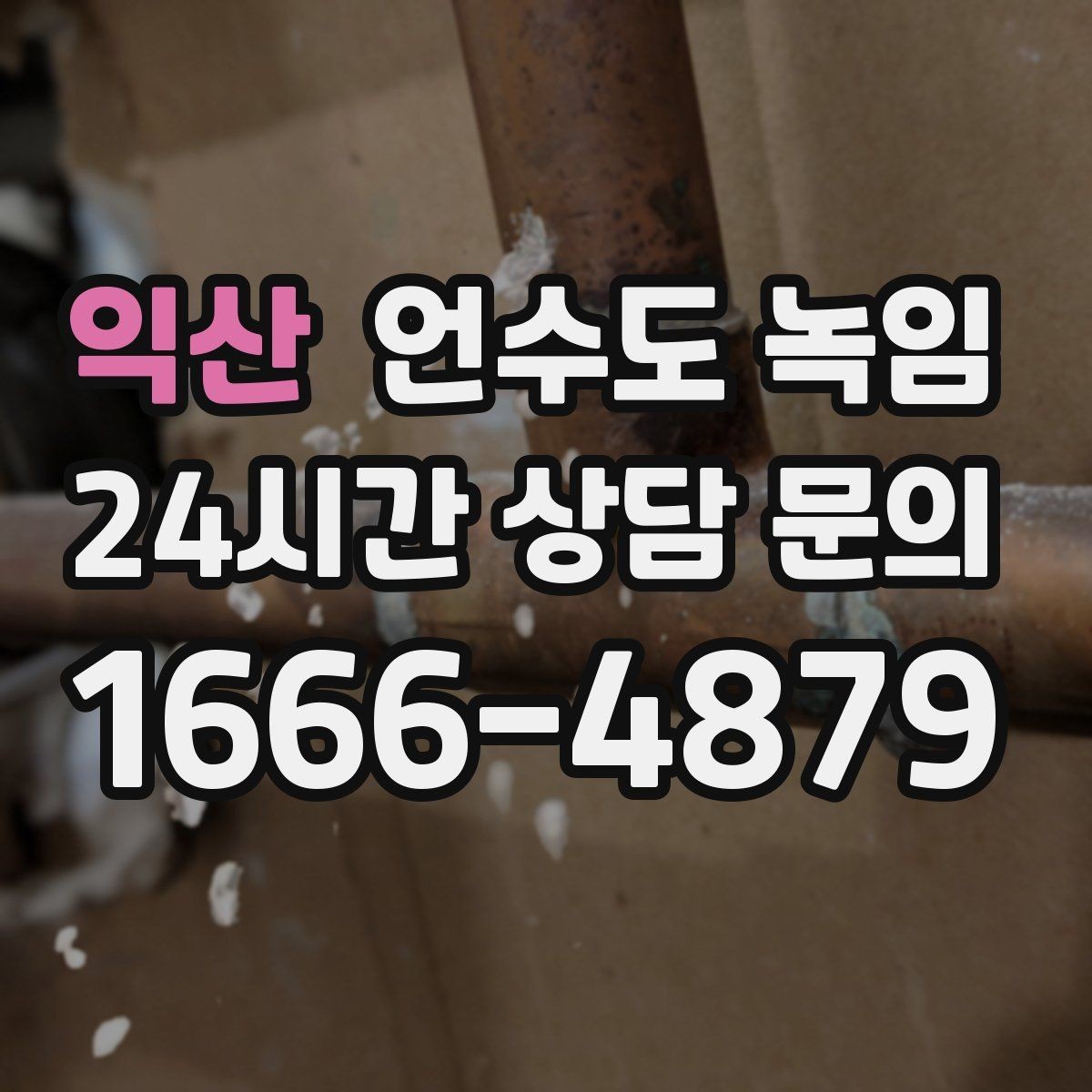 익산 언수도 녹임 주말에 집 비웠다가 수도가 얼면 어떻게 할까