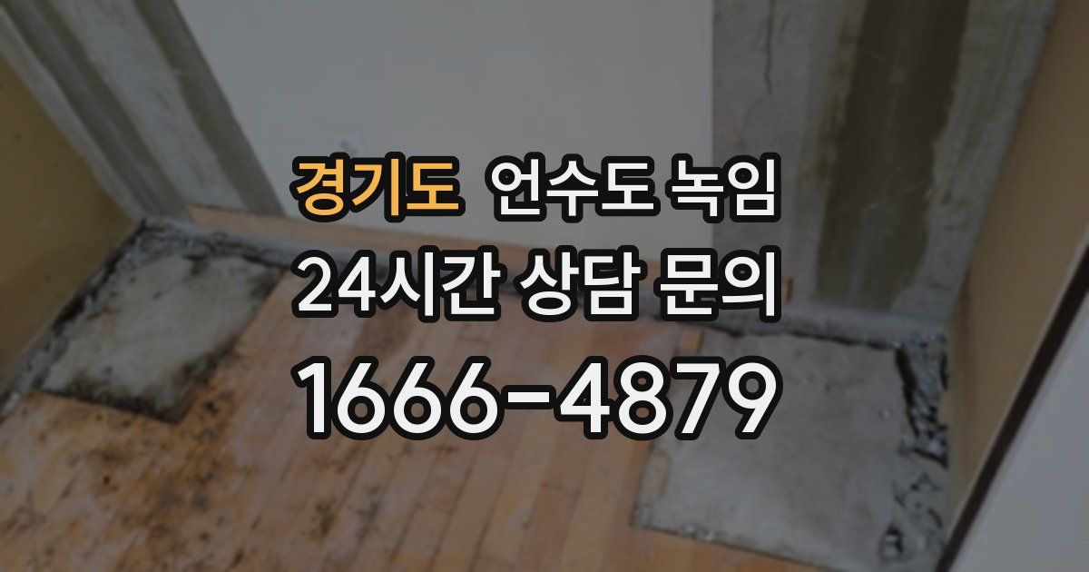 경기도 언수도 녹임