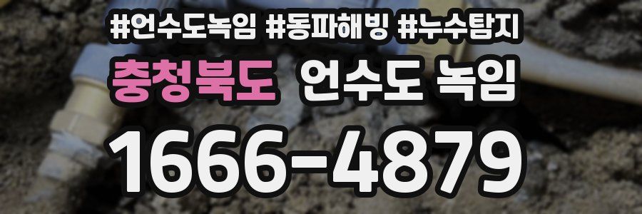 충청북도 언수도 녹임