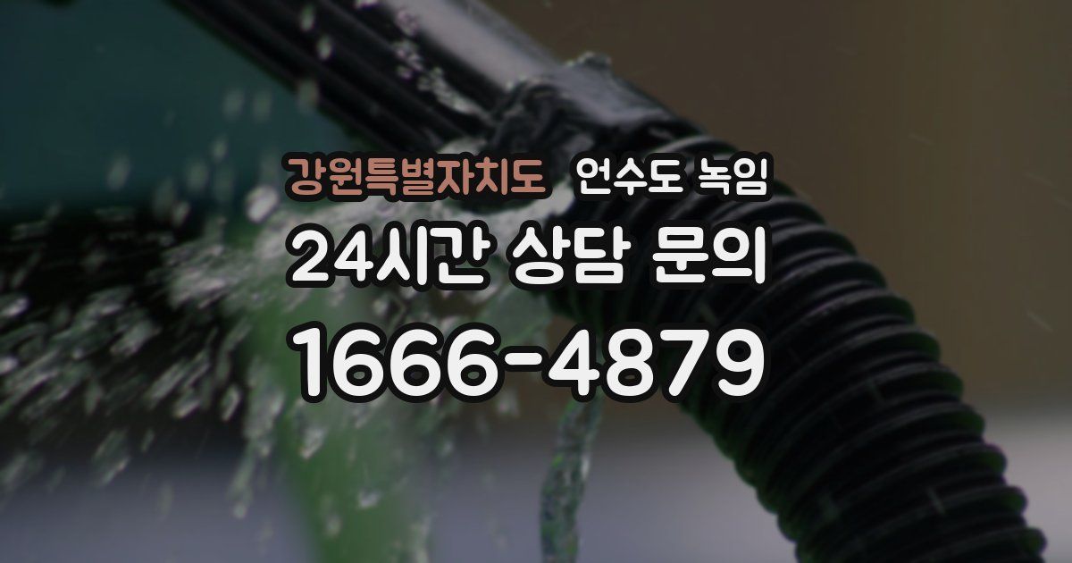 강원특별자치도 언수도 녹임