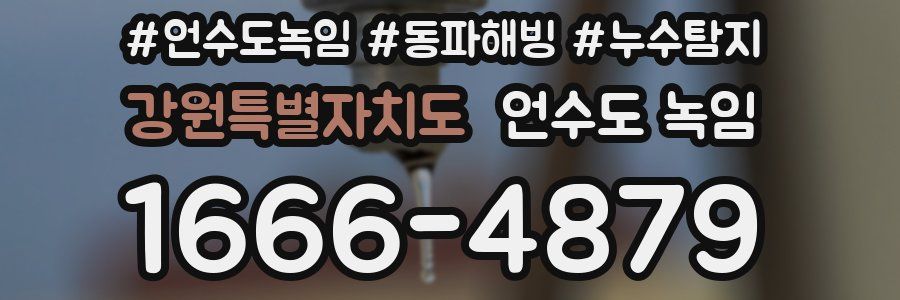 강원특별자치도 언수도 녹임