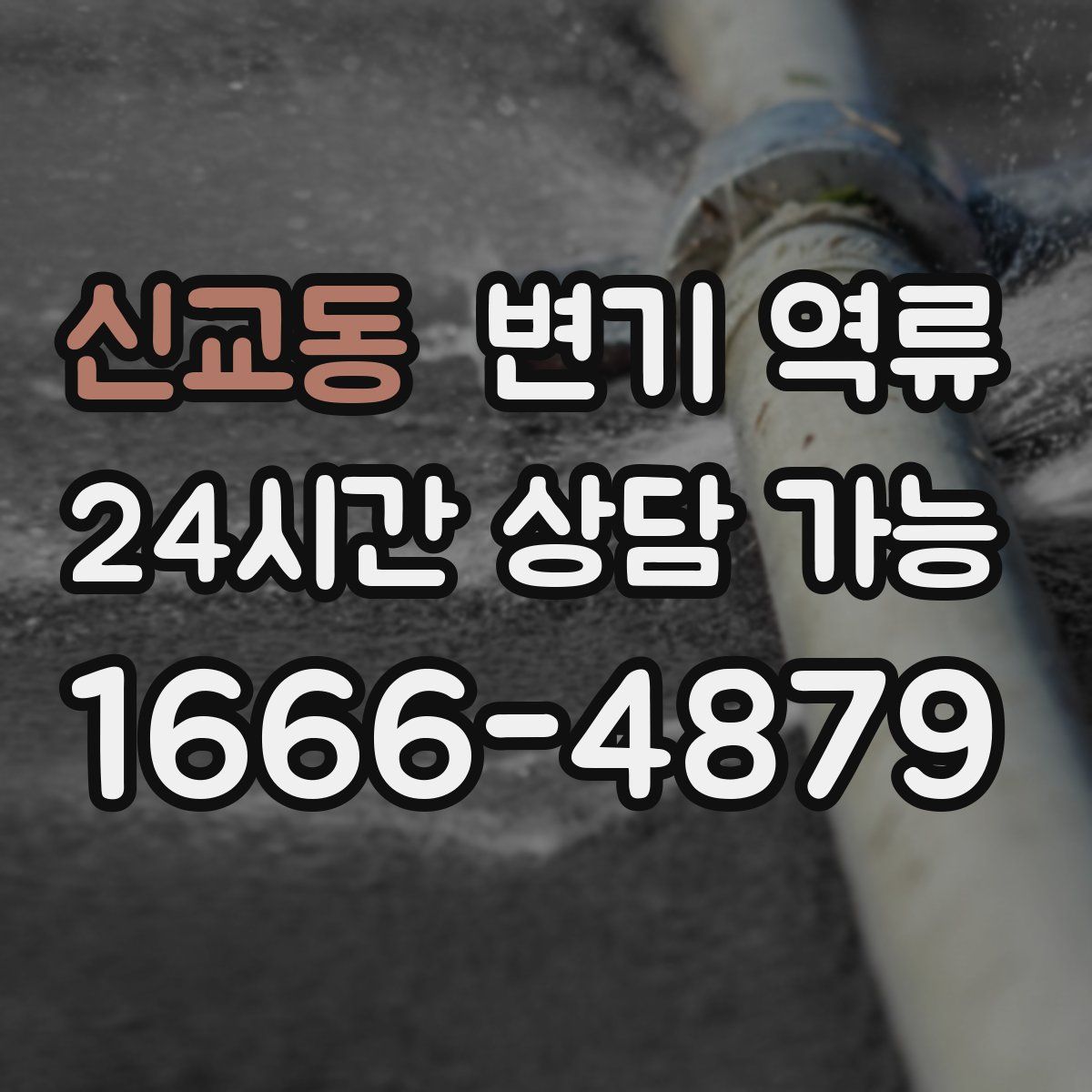 신교동 변기 역류