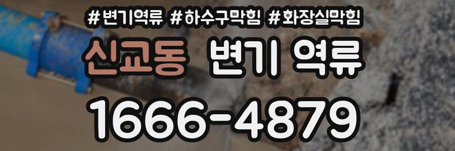 신교동 변기 역류