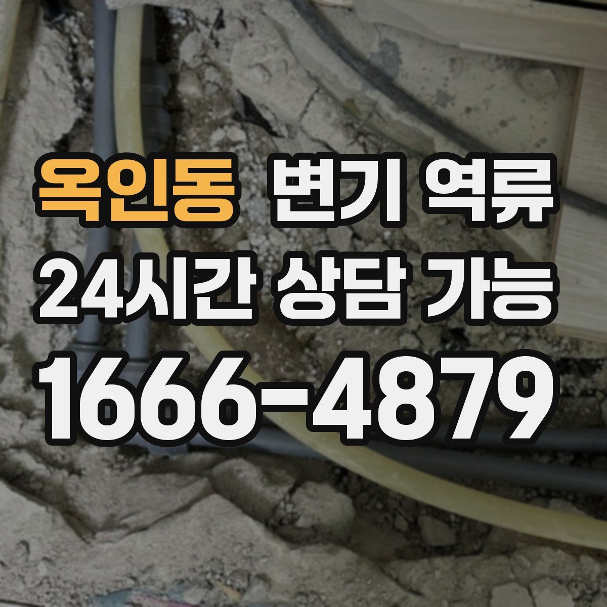 옥인동 변기 역류