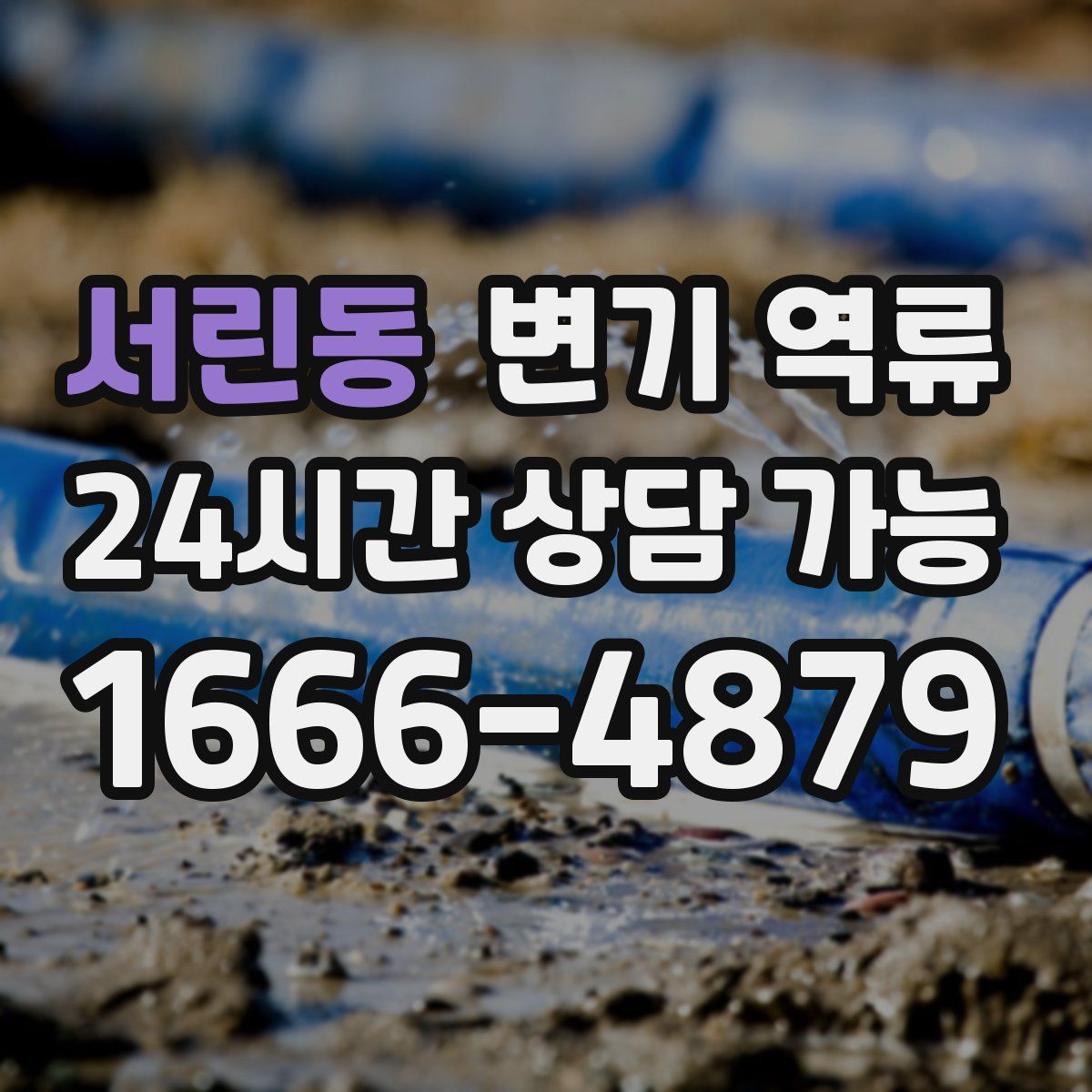 서린동 변기 역류