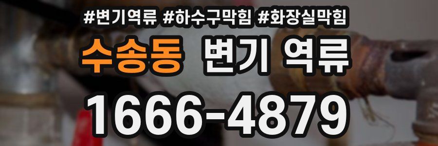 수송동 변기 역류
