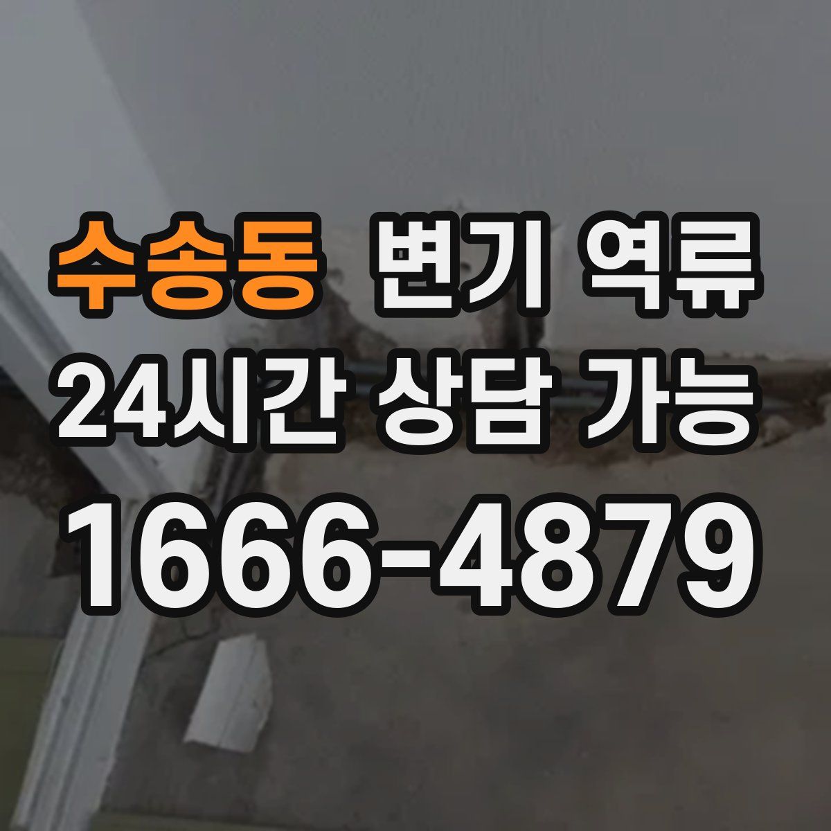 수송동 변기 역류