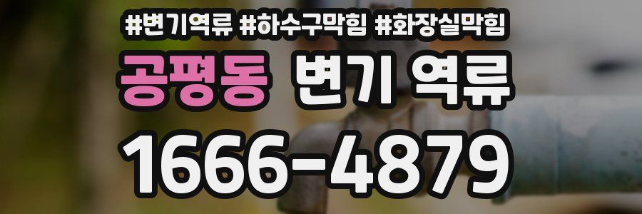 공평동 변기 역류