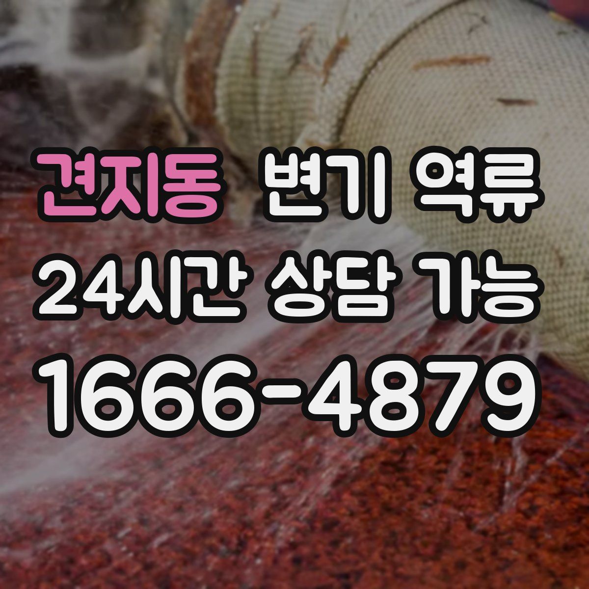 견지동 변기 역류