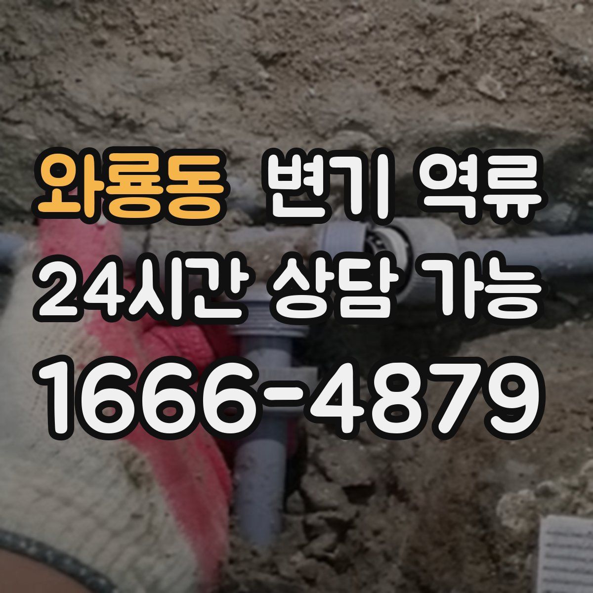 와룡동 변기 역류