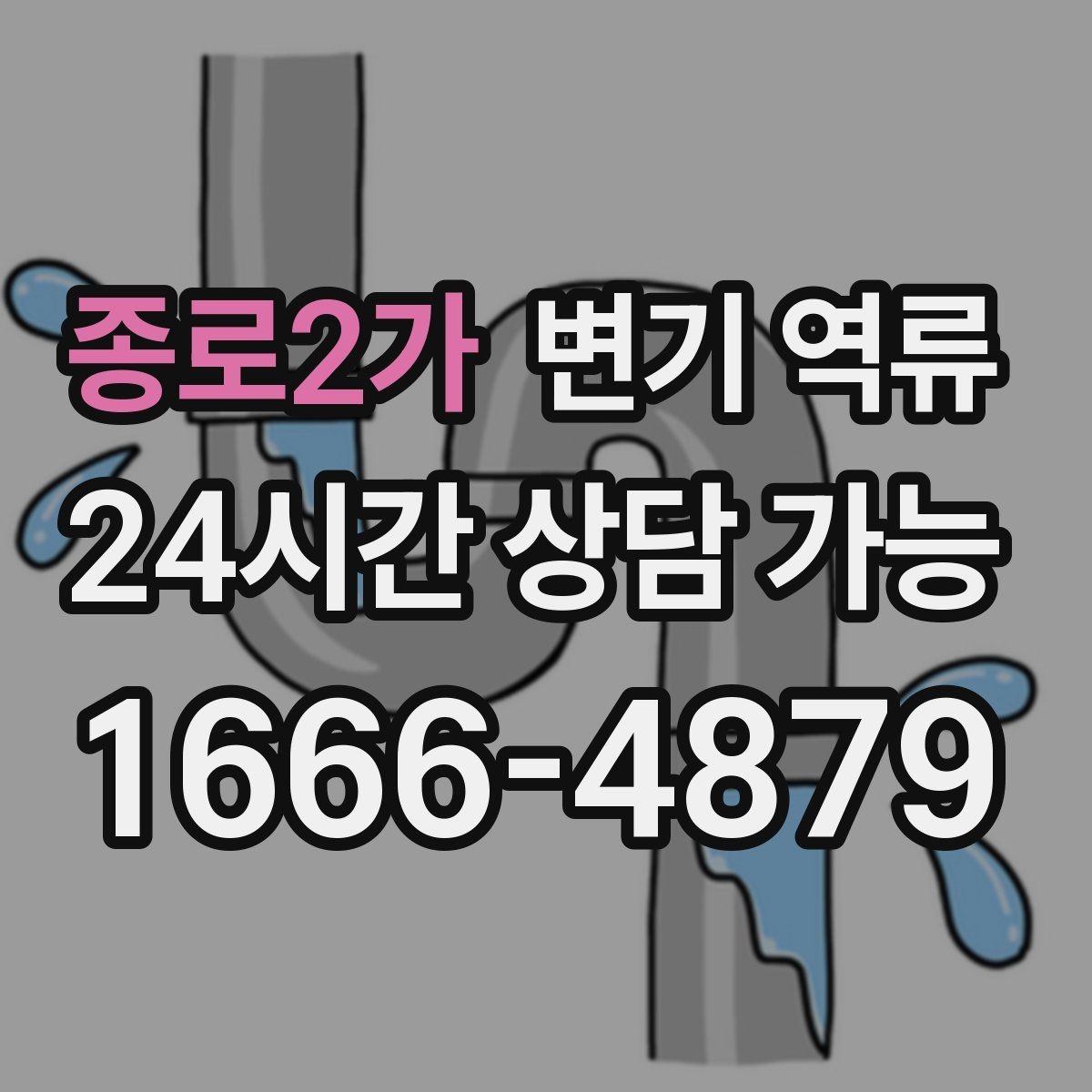 종로2가 변기 역류 정기 점검이 필요한 집의 특징
