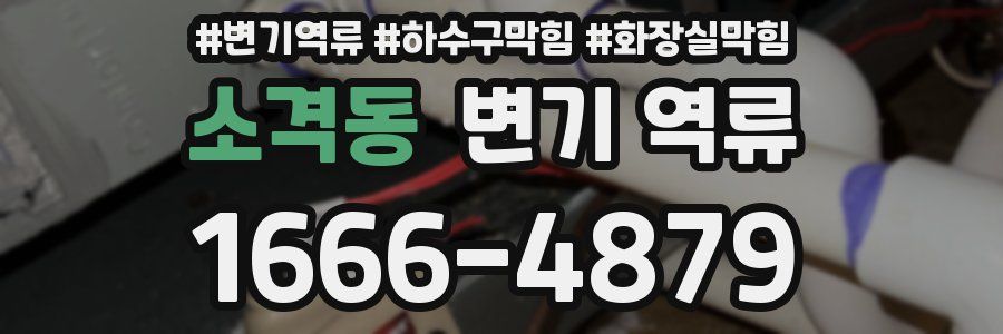 소격동 변기 역류