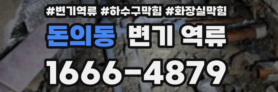 돈의동 변기 역류