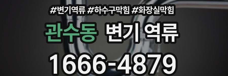 관수동 변기 역류