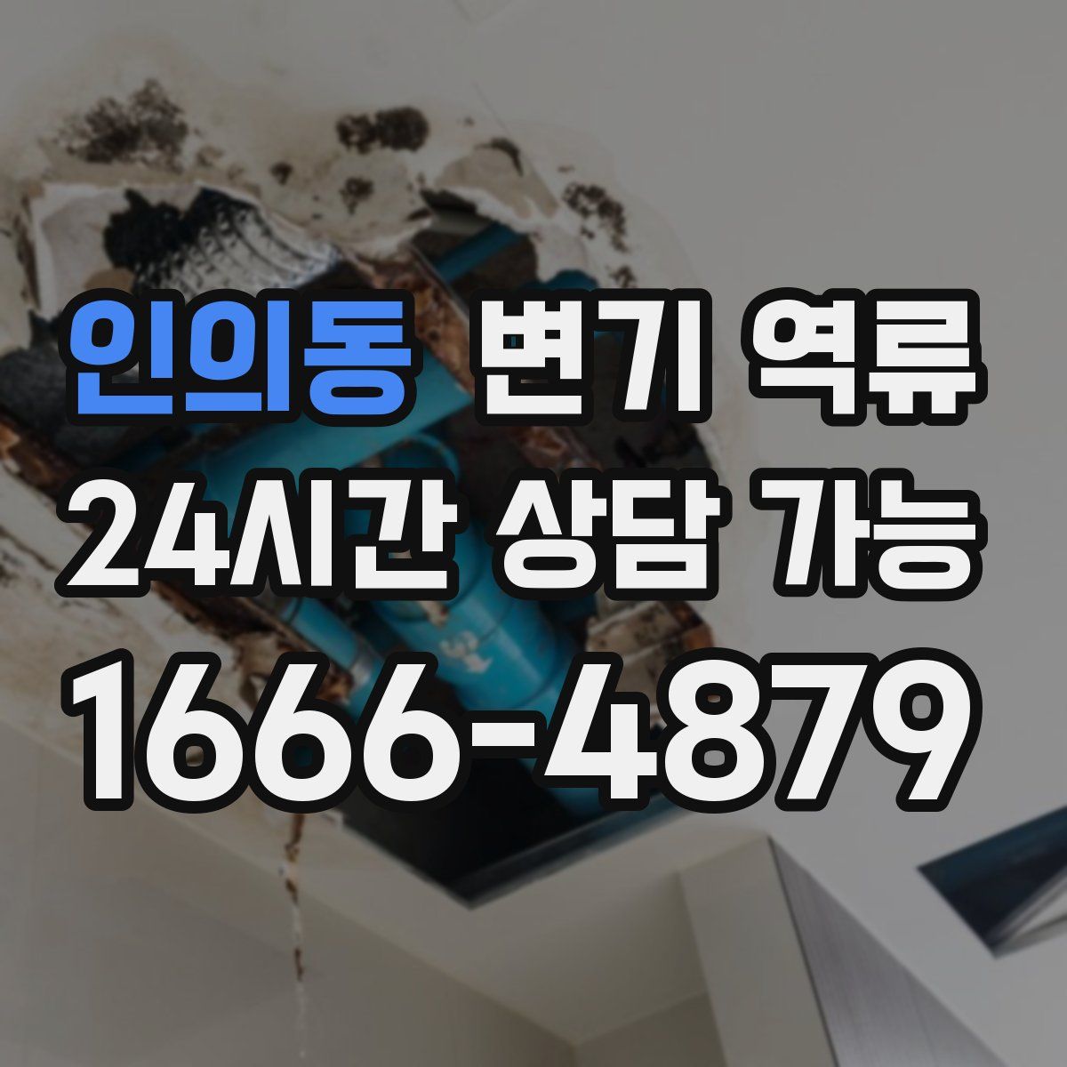 인의동 변기 역류