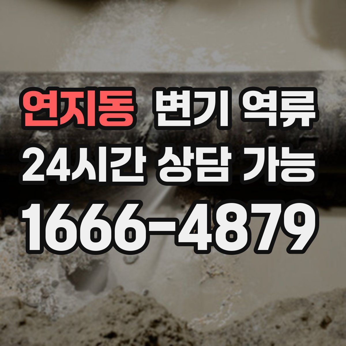 연지동 변기 역류