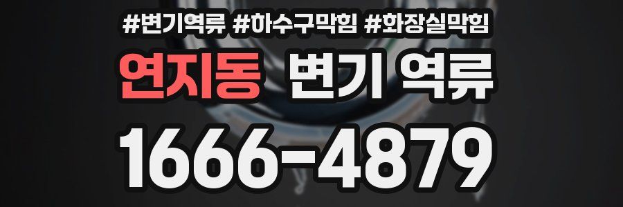 연지동 변기 역류