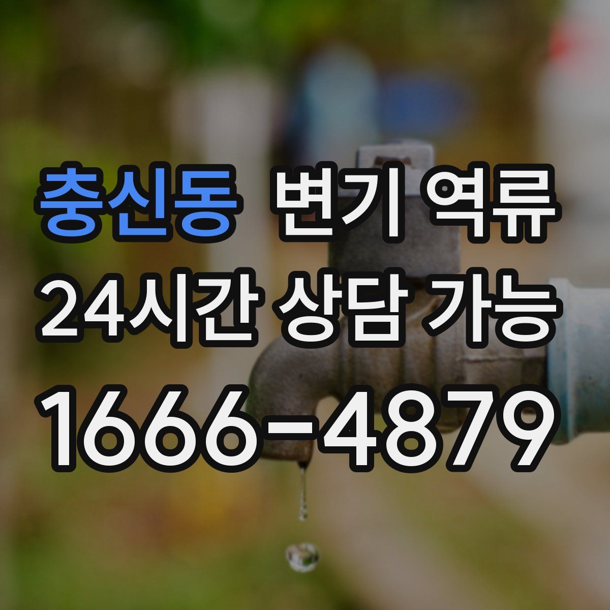 충신동 변기 역류