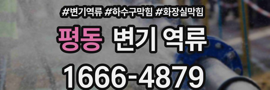 평동 변기 역류