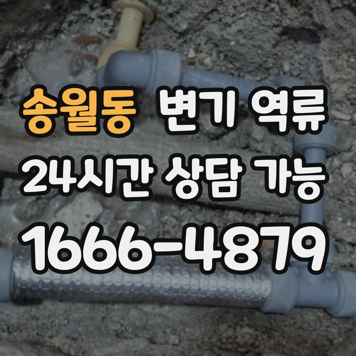 송월동 변기 역류