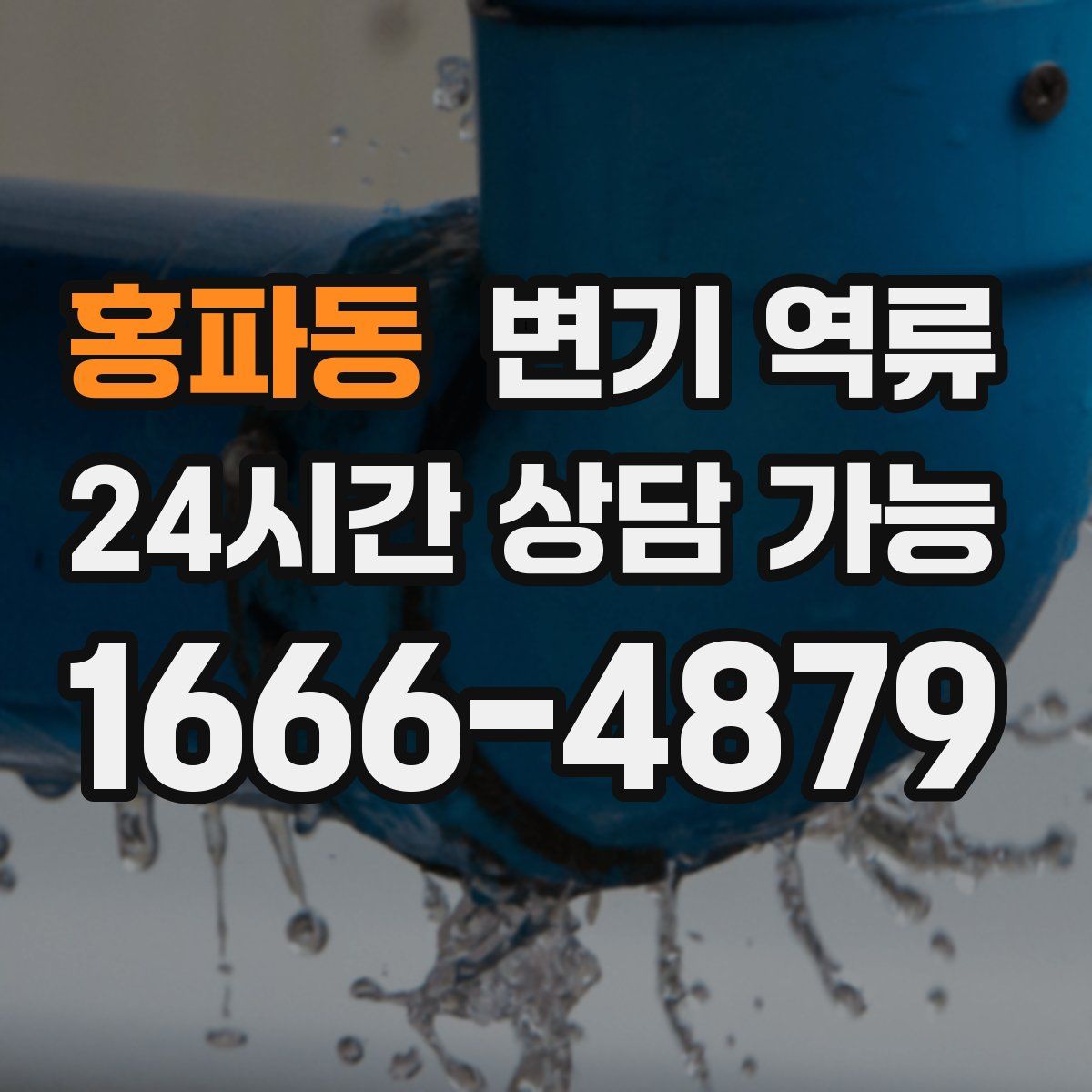 홍파동 변기 역류