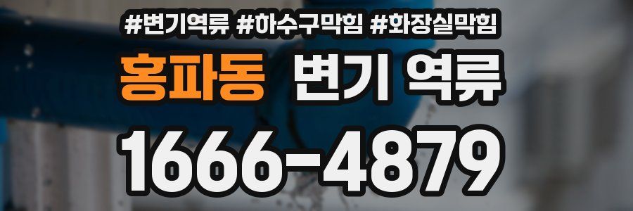 홍파동 변기 역류