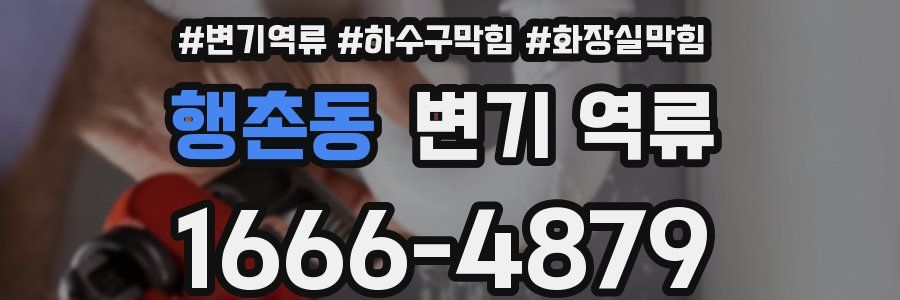 행촌동 변기 역류