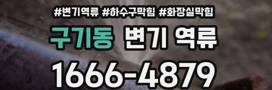 구기동 변기 역류