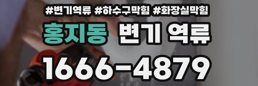 홍지동 변기 역류