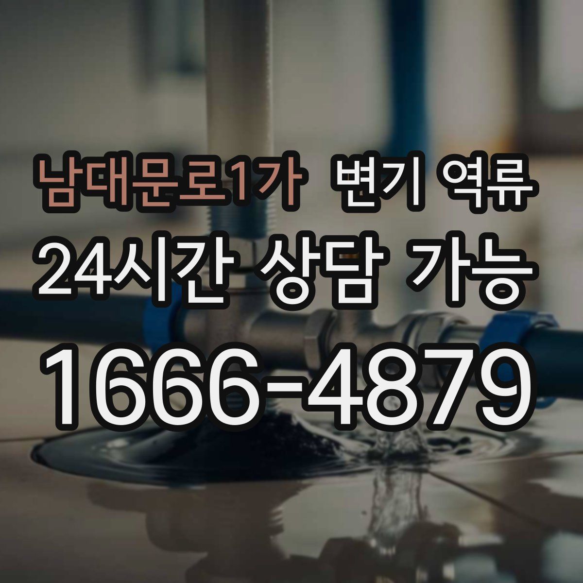 남대문로1가 변기 역류