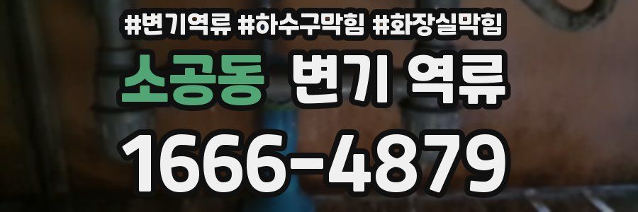 소공동 변기 역류