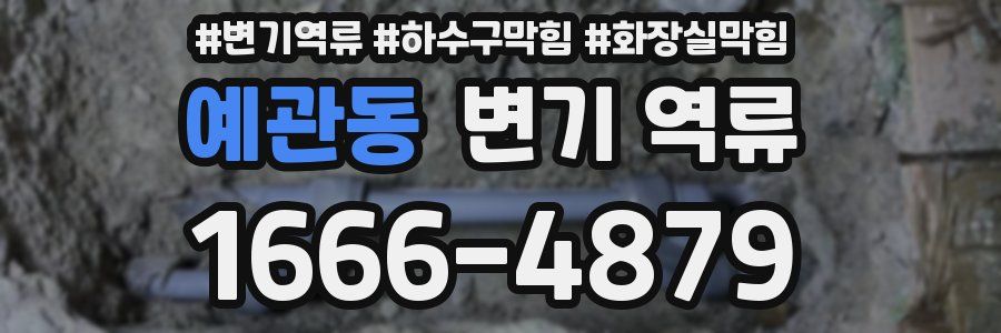 예관동 변기 역류