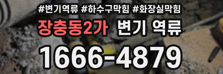 장충동2가 변기 역류