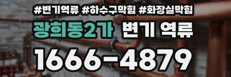 광희동2가 변기 역류