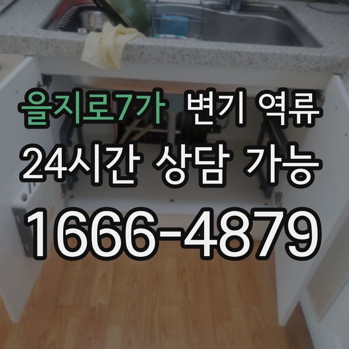 을지로7가 변기 역류
