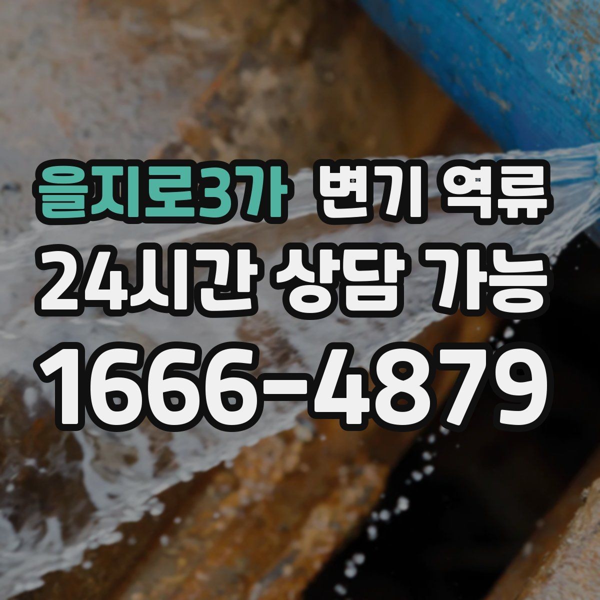 을지로3가 변기 역류 사진과 영상으로 남기면 도움이 되는 장면