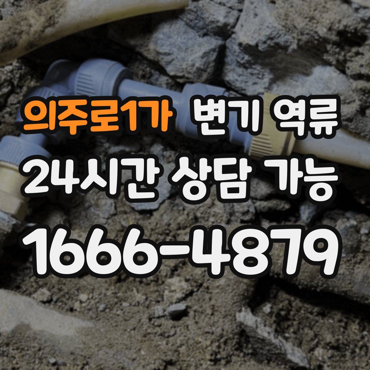 의주로1가 변기 역류