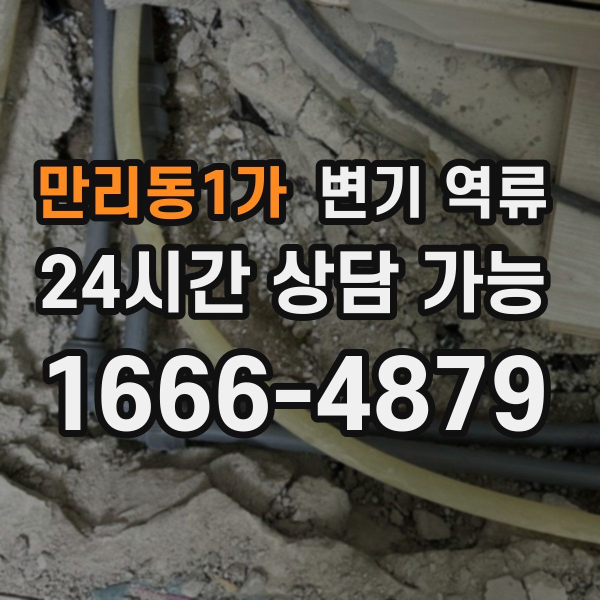 만리동1가 변기 역류