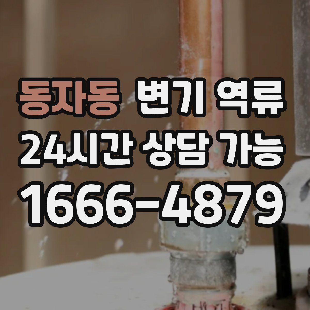동자동 변기 역류 우리 집만 역류하면 먼저 확인할 포인트